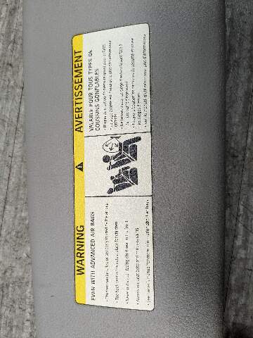 11-16 OEM BMW F10 Left Right Driver Passenger Side Sun Visor Gray SET
