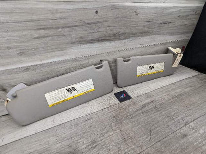 11-16 OEM BMW F10 Left Right Driver Passenger Side Sun Visor Gray SET