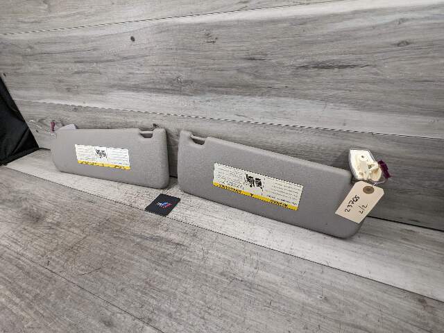 11-16 OEM BMW F10 Left Right Driver Passenger Side Sun Visor Gray SET