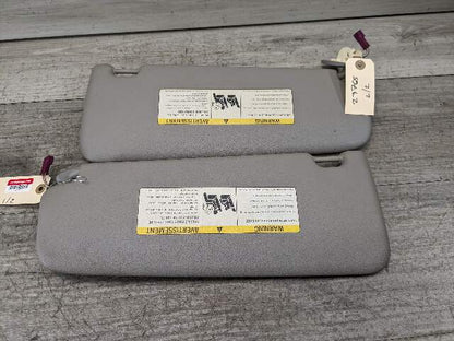 11-16 OEM BMW F10 Left Right Driver Passenger Side Sun Visor Gray SET
