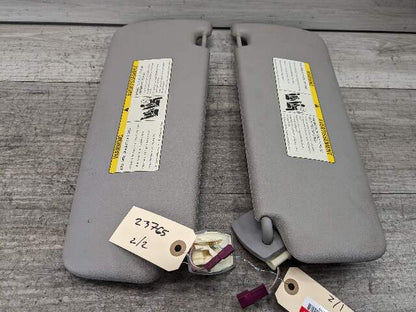 11-16 OEM BMW F10 Left Right Driver Passenger Side Sun Visor Gray SET