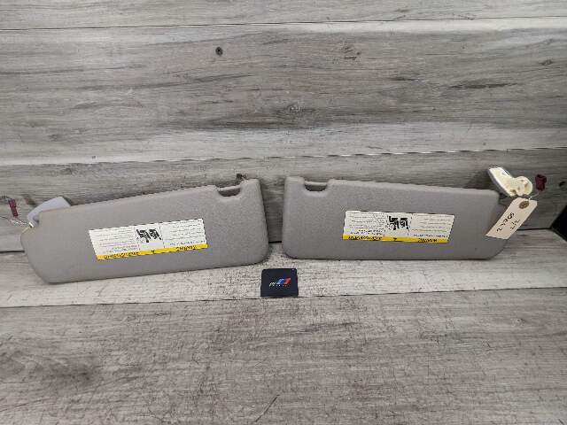 11-16 OEM BMW F10 Left Right Driver Passenger Side Sun Visor Gray SET