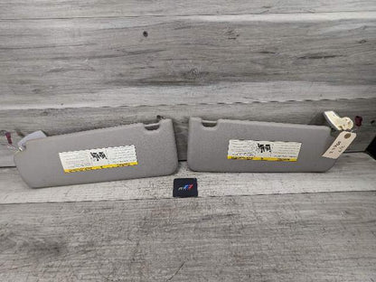 11-16 OEM BMW F10 Left Right Driver Passenger Side Sun Visor Gray SET