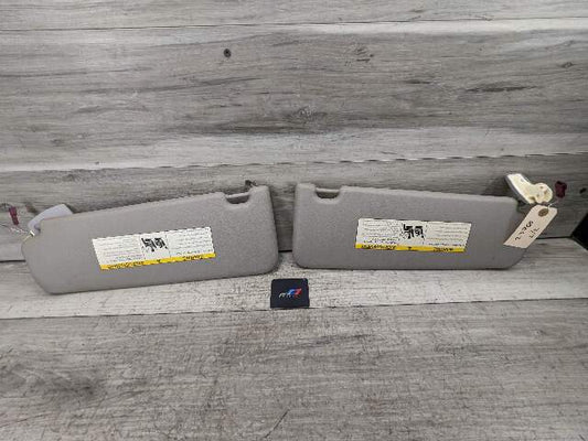11-16 OEM BMW F10 Left Right Driver Passenger Side Sun Visor Gray SET
