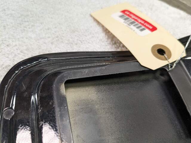 11-16 OEM BMW F10 528 535 550 M5 Sedan Rear Fuel Gas Tank Flap Lid Cover Black