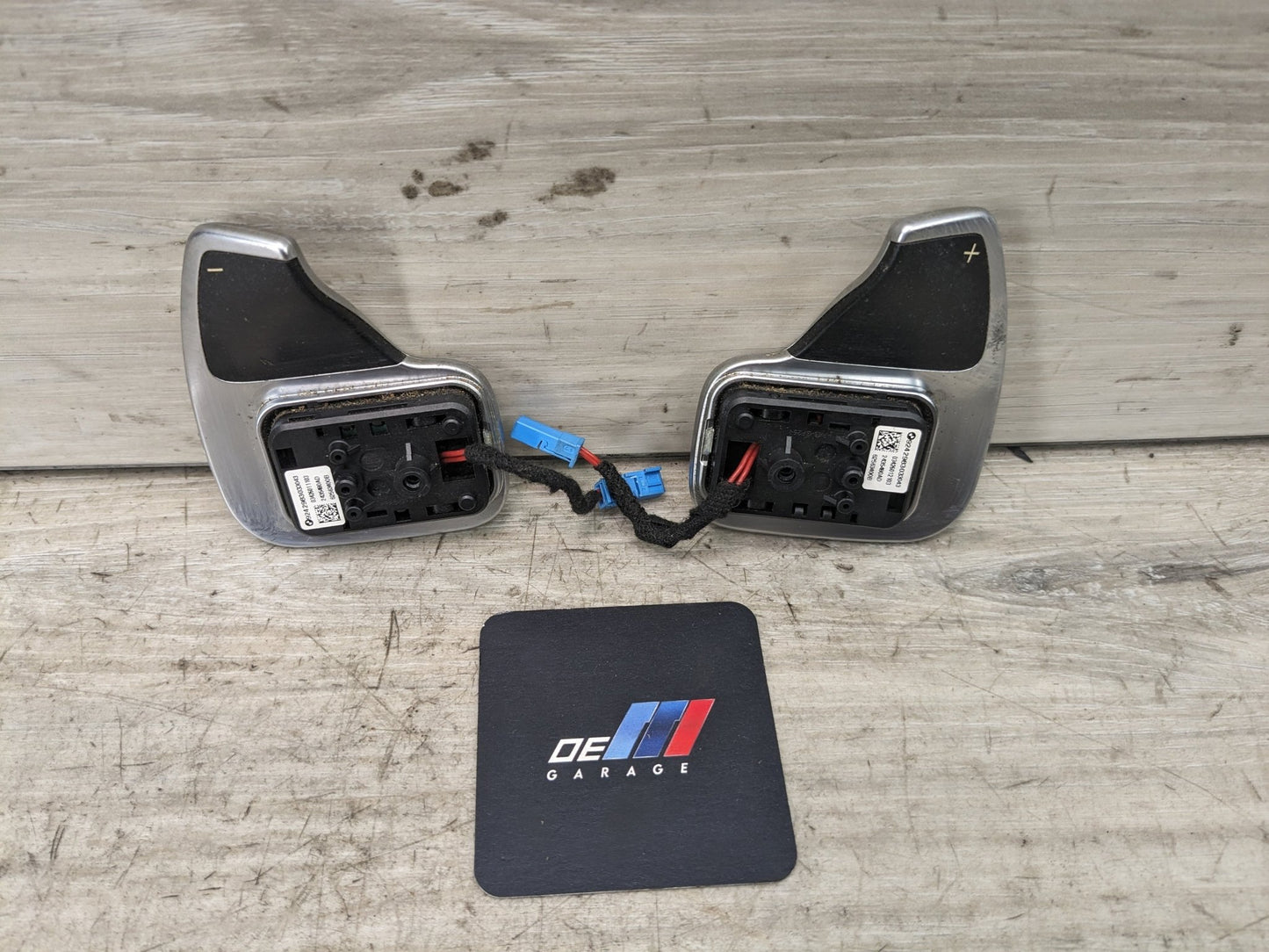 OEM BMW F22 F23 F30 F32 F33 AT Paddle Shifters Plus Minus Up Down PAIR SET