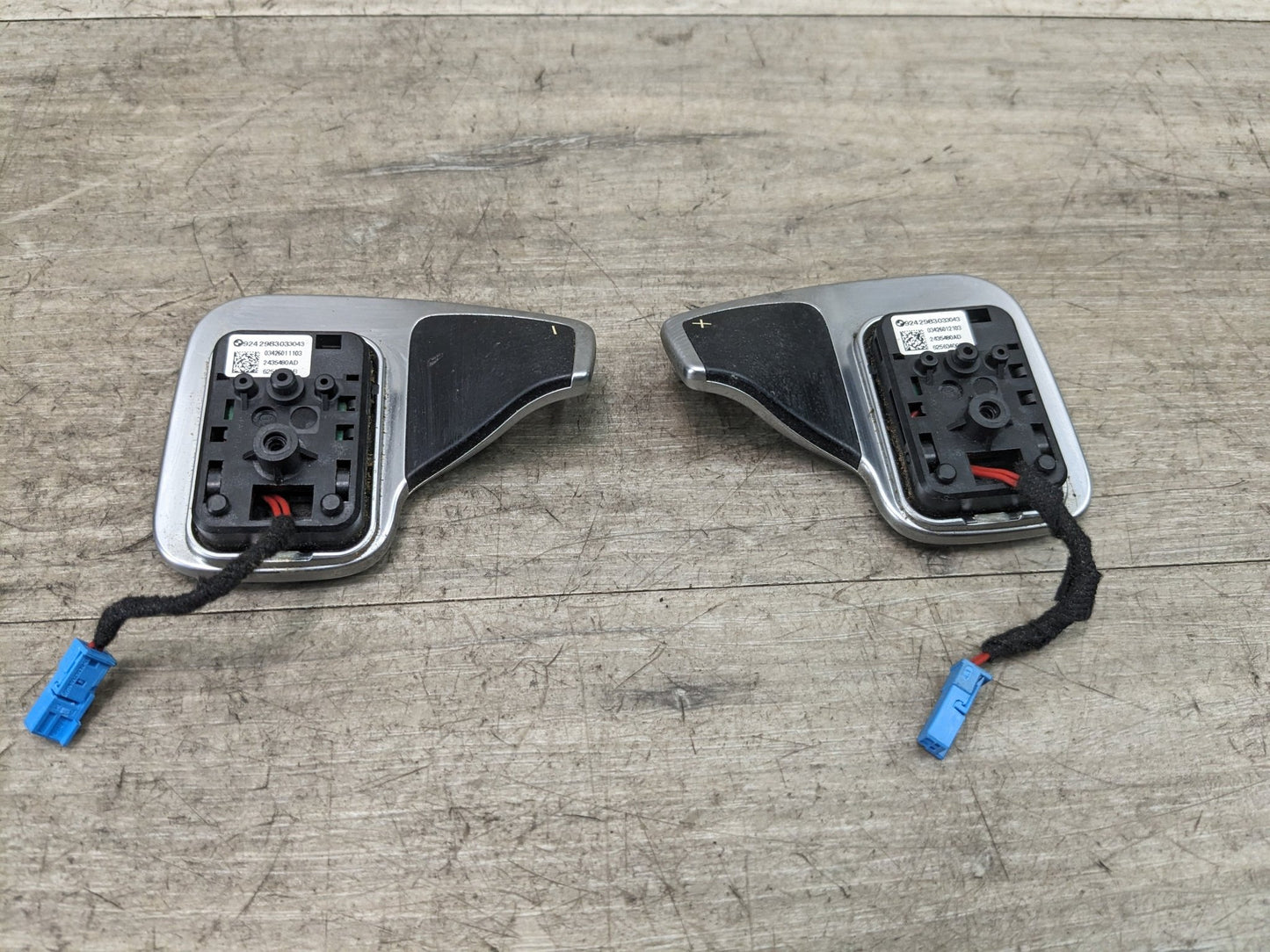 OEM BMW F22 F23 F30 F32 F33 AT Paddle Shifters Plus Minus Up Down PAIR SET