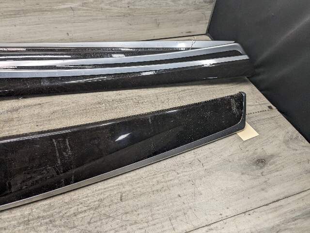 11-16 OEM BMW F10 Center Dash Air Vent Door Wood Interior Trim Ash Grain SET*