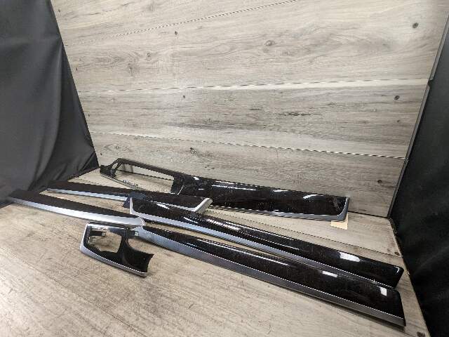 11-16 OEM BMW F10 Center Dash Air Vent Door Wood Interior Trim Ash Grain SET*