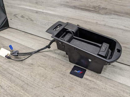 11-17 OEM BMW F25 X3 Front Center Console Armrest Storage Compartment Box