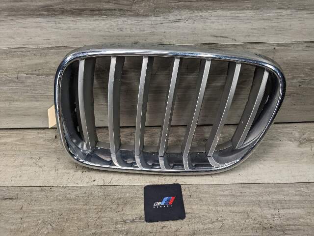 OEM BMW F25 X3 Front Left Driver Side Grille Grille Silver & Chrome*
