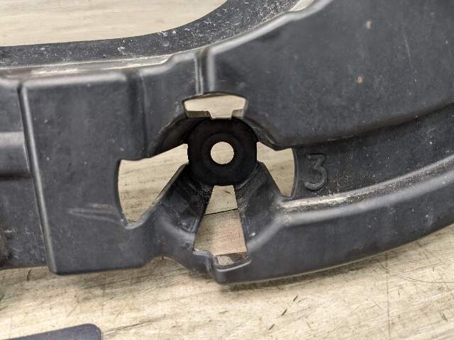 OEM BMW F25 X3 Front Right Passenger Side Bumper Center Mount Bracket Support