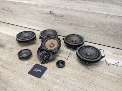 11-17 OEM BMW F25 F26 X3 X4 Stereo Audio Mid Range Speakers Hi-Fi SET