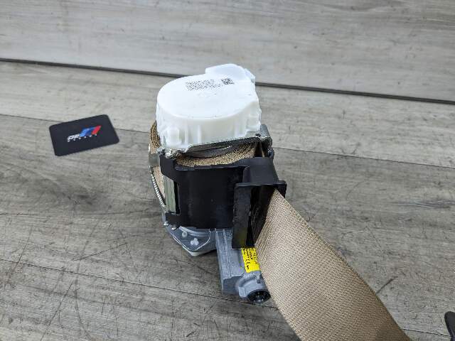 12-18 OEM BMW F30 F31 F34 Front Right Passenger Side Seatbelt Retractor Beige