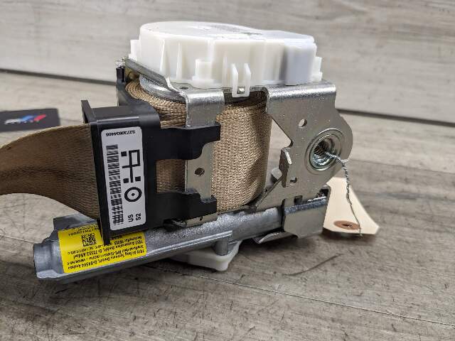 12-18 OEM BMW F30 F31 F34 Front Right Passenger Side Seatbelt Retractor Beige