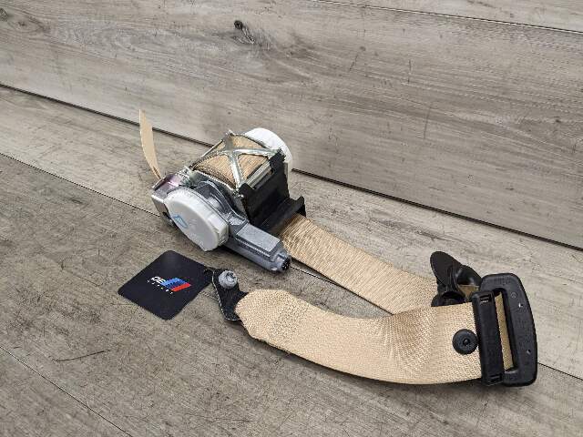 12-18 OEM BMW F30 F31 F34 Front Right Passenger Side Seatbelt Retractor Beige