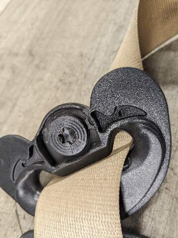12-18 OEM BMW F30 F31 F34 Front Right Passenger Side Seatbelt Retractor Beige