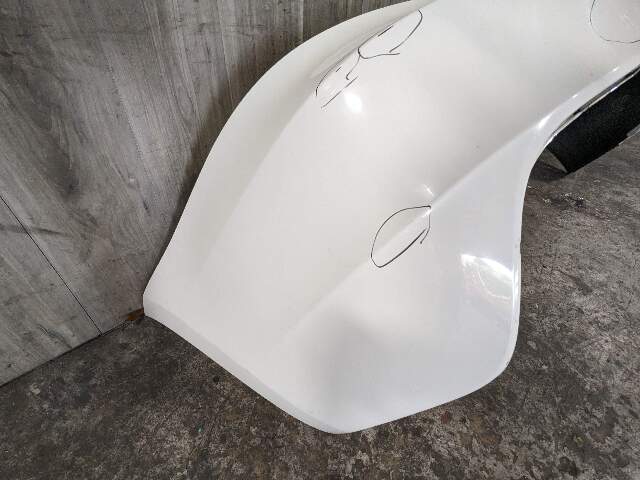 08-13 OEM BMW E88 E82 135i M-Sport Rear Bumper Cover Complete W/O PDC White*