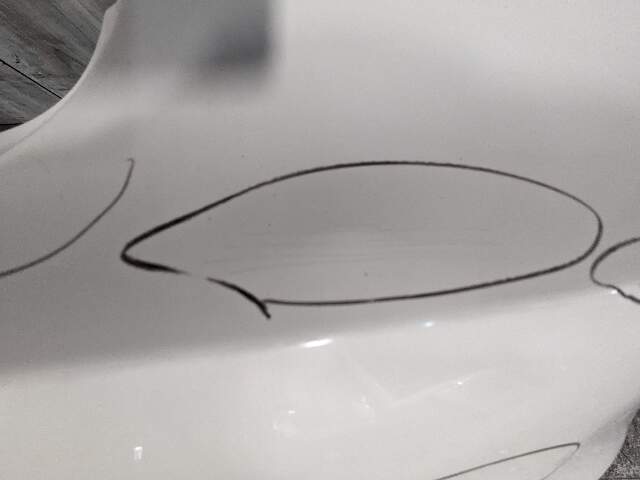 08-13 OEM BMW E88 E82 135i M-Sport Rear Bumper Cover Complete W/O PDC White*