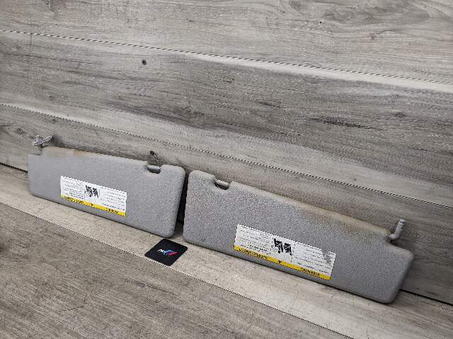 08-13 OEM BMW E70 X5 Interior Sun Visor Leather GRAY/VINYL SET*