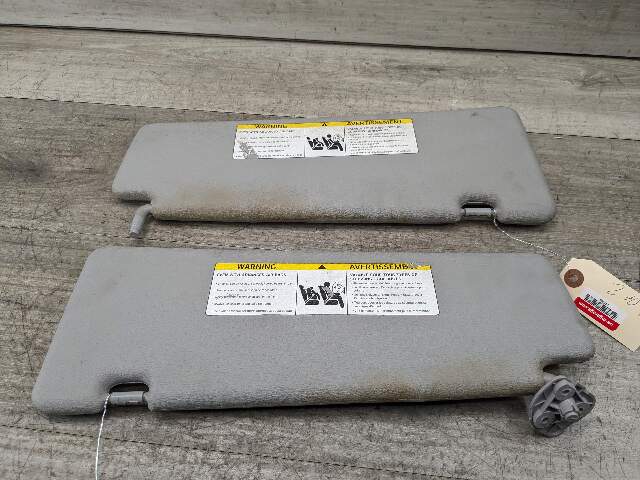 08-13 OEM BMW E70 X5 Interior Sun Visor Leather GRAY/VINYL SET*