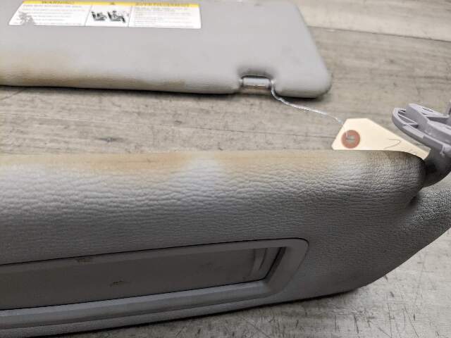 08-13 OEM BMW E70 X5 Interior Sun Visor Leather GRAY/VINYL SET*