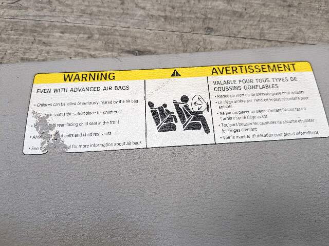 08-13 OEM BMW E70 X5 Interior Sun Visor Leather GRAY/VINYL SET*