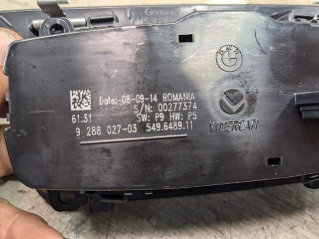 OEM BMW F22 F30 F32 F33 F80 Headlight Switch Control Panel Light Module BLACK