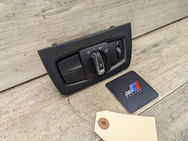 OEM BMW F22 F30 F32 F33 F80 Headlight Switch Control Panel Light Module BLACK