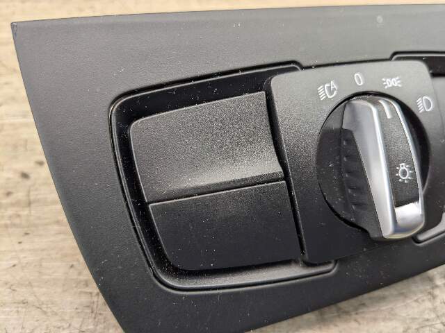 OEM BMW F22 F30 F32 F33 F80 Headlight Switch Control Panel Light Module BLACK