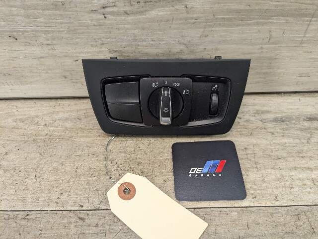 OEM BMW F22 F30 F32 F33 F80 Headlight Switch Control Panel Light Module BLACK