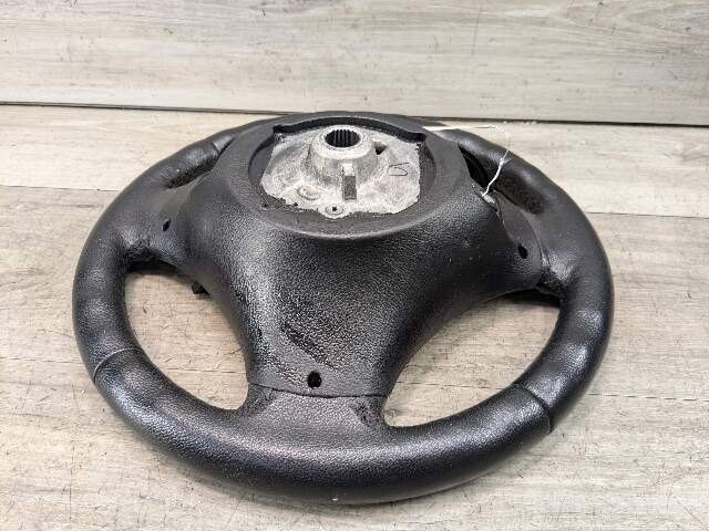 OEM BMW E82 E88 E90 E92 E93 Steering Wheel Black Leather BARE*