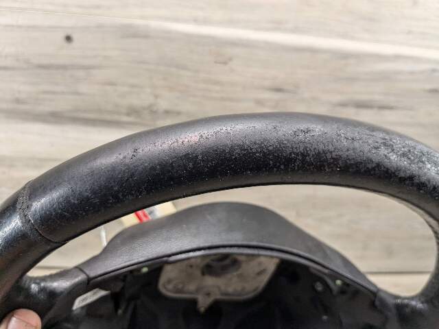 OEM BMW E82 E88 E90 E92 E93 Steering Wheel Black Leather BARE*