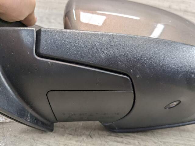 10-13 OEM BMW E70 X5M Left Side Power Folding Mirror Assembly Camera Brown*