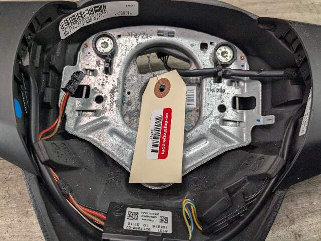 OEM BMW E70 E71 Heated Steering Wheel Black Leather w/Button Switches*