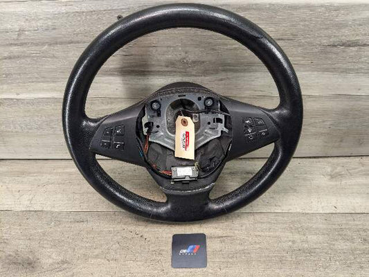 OEM BMW E70 E71 Heated Steering Wheel Black Leather w/Button Switches*