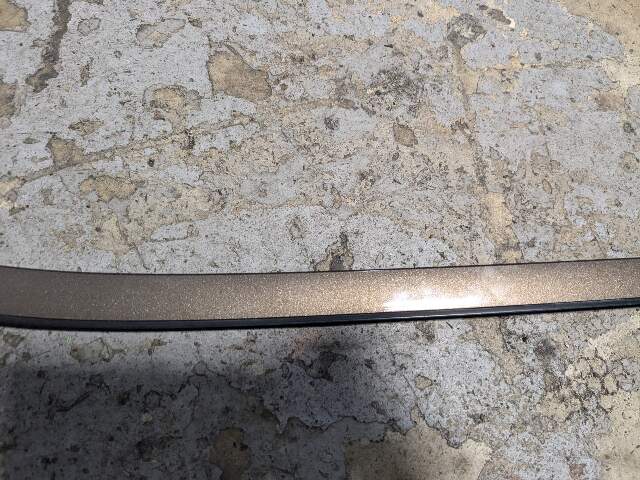 OEM BMW E70 X5 Front Left Driver Side Windshield Drip Rail Cover Trim Brown