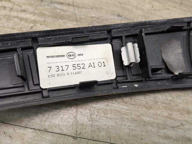 08-13 OEM BMW E82 E88 135 Wood Fineline Anthracite Dash Doors Interior Trim SET*