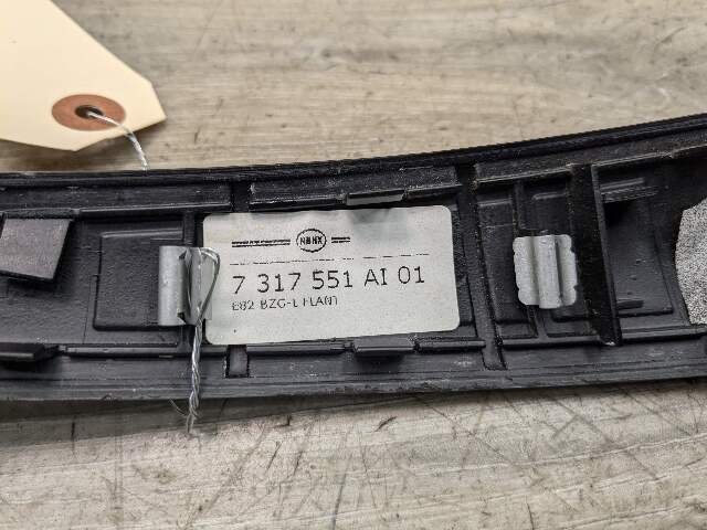 08-13 OEM BMW E82 E88 135 Wood Fineline Anthracite Dash Doors Interior Trim SET*