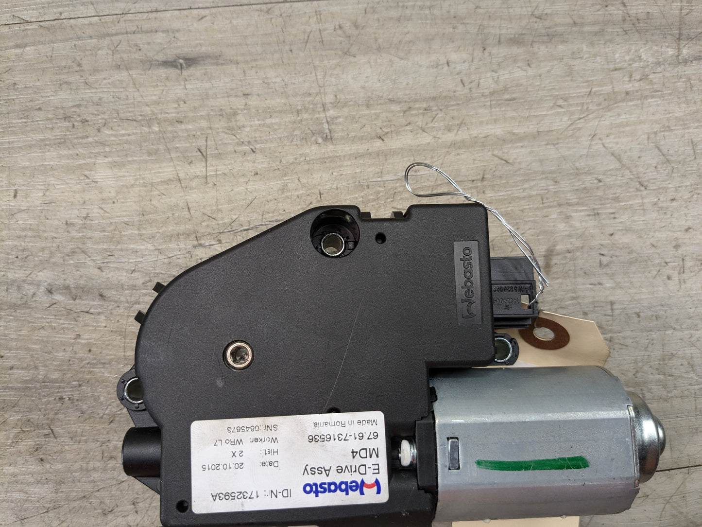 OEM BMW F06 F82 F80 F13 F32 F10 M2 M3 M4 M6 Upper Sunroof Moon Roof Motor Unit