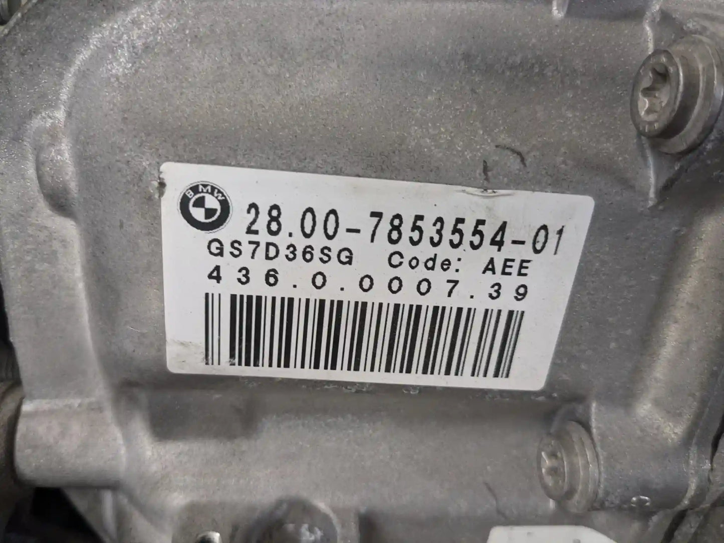 OEM BMW F80 F82 M3 GS7D36SG Complete Automatic Transmission Gearbox DCT S55 91k