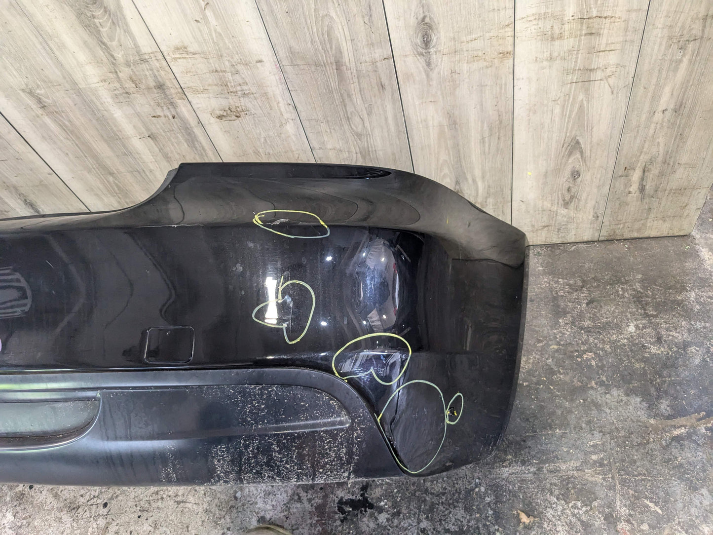 08-13 OEM BMW E88 E82 135i M-Sport Rear Bumper Cover Complete W/O PDC Black*