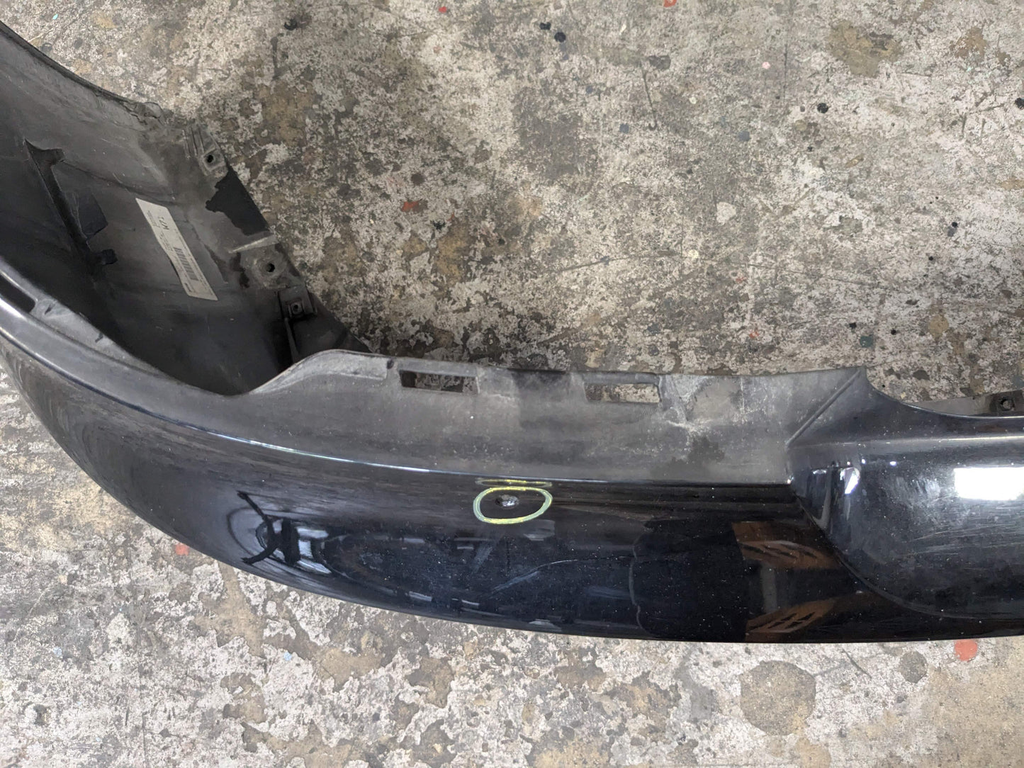 08-13 OEM BMW E88 E82 135i M-Sport Rear Bumper Cover Complete W/O PDC Black*