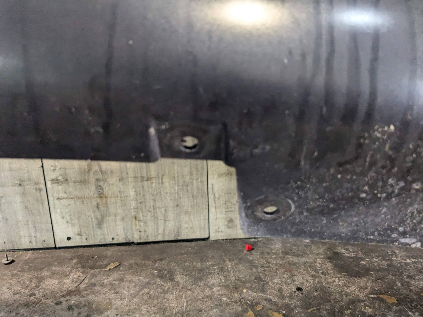 08-13 OEM BMW E88 E82 135i M-Sport Rear Bumper Cover Complete W/O PDC Black*