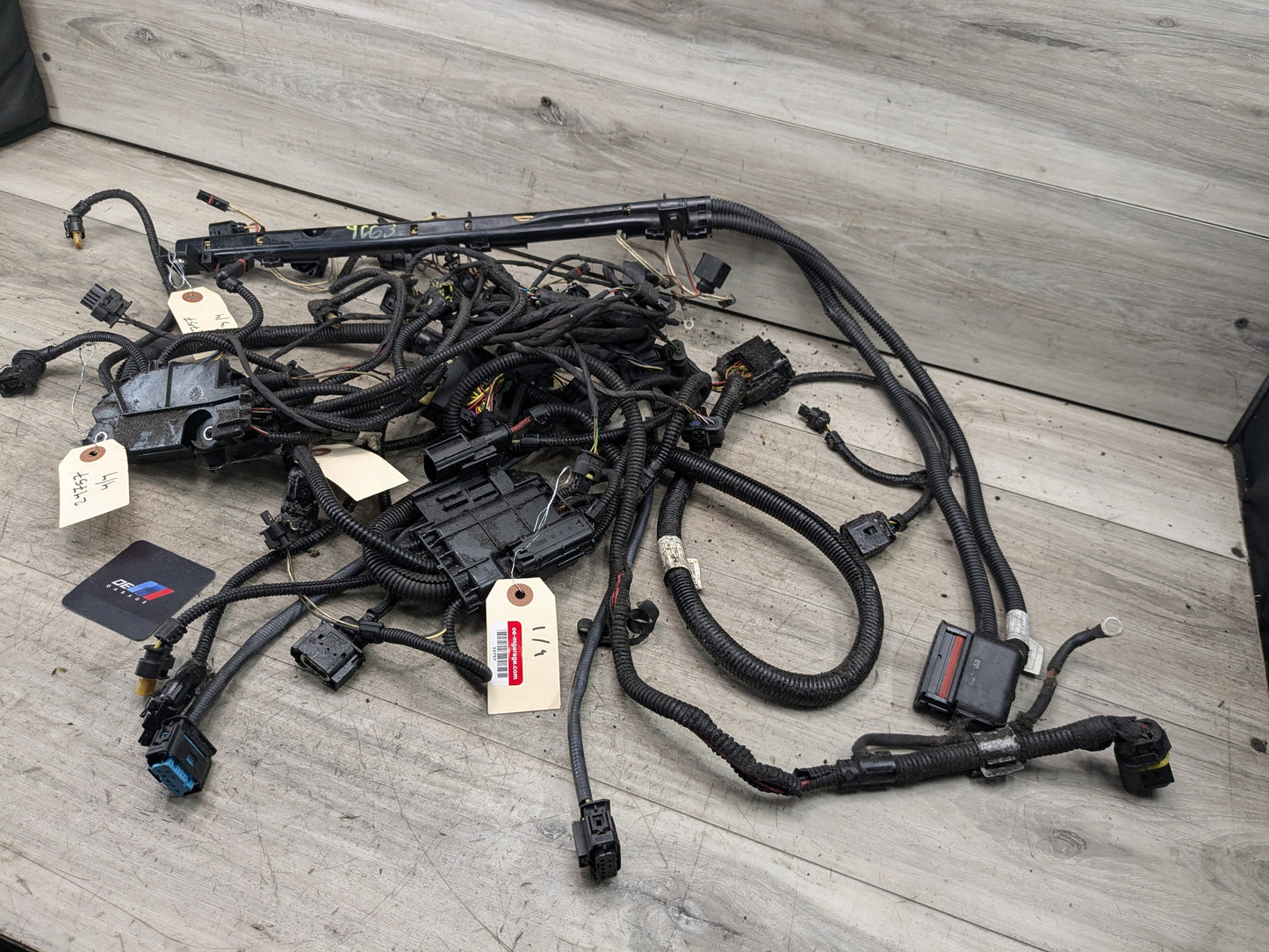 OEM BMW E90 E92 F30 F15 F25 N55 Engine Ignition Coil Wiring Wire Harness SET*