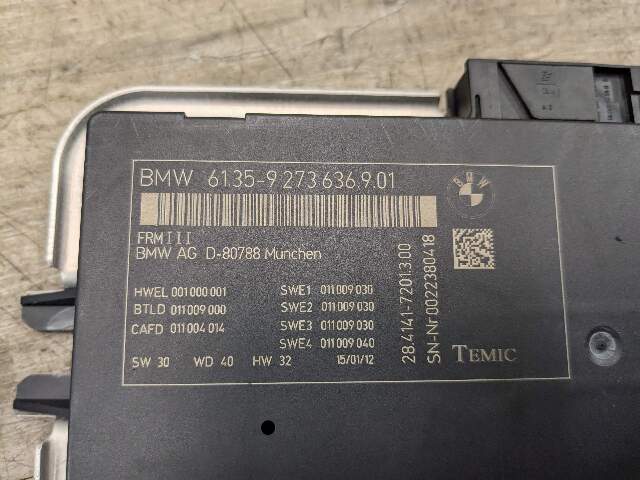 OEM BMW F10 F12 F13 F01 F02 F25 F26 X3 X4 Footwell Light Control Module FRM3
