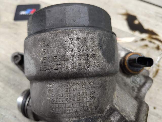 10-17 OEM BMW F01 F07 F10 F12 F25 X3 X4 N55 Engine Oil Filter Housing COOLER