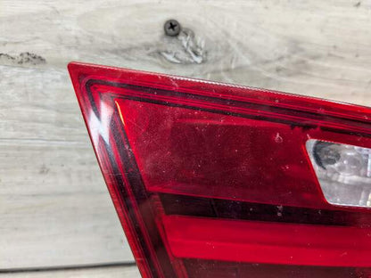 11-13 OEM BMW F10 528 535 550 M5 Rear Driver Left Side Inner Trunk Tail Light