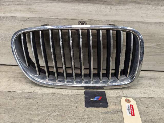 11-13 OEM BMW F10 528 535 550 Front Right Side Bumper Chrome Grille Insert*