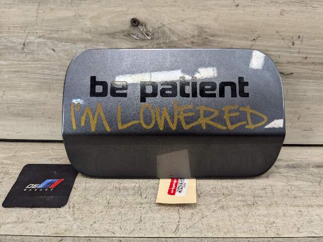 12-18 OEM BMW F30 F80 M3 Rear Fuel Gas Tank Flap Filler Lid Cover Cap Gray